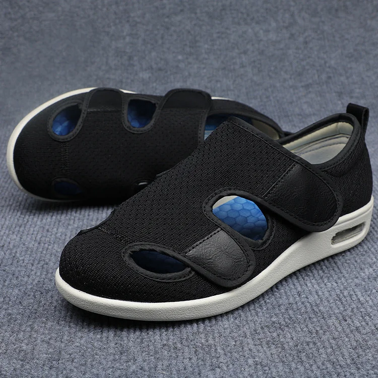 Vanccy Plus Size Wide Diabetic Shoes For Swollen Feet Width Shoes-WD017 QueenFunky