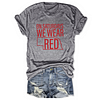 On Saturdays We Wear Red Nebraska Football Tee