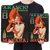 Arancio Manara - Panneaux en &eacute;tain m&eacute;tallique(20*30cm/30*40cm)