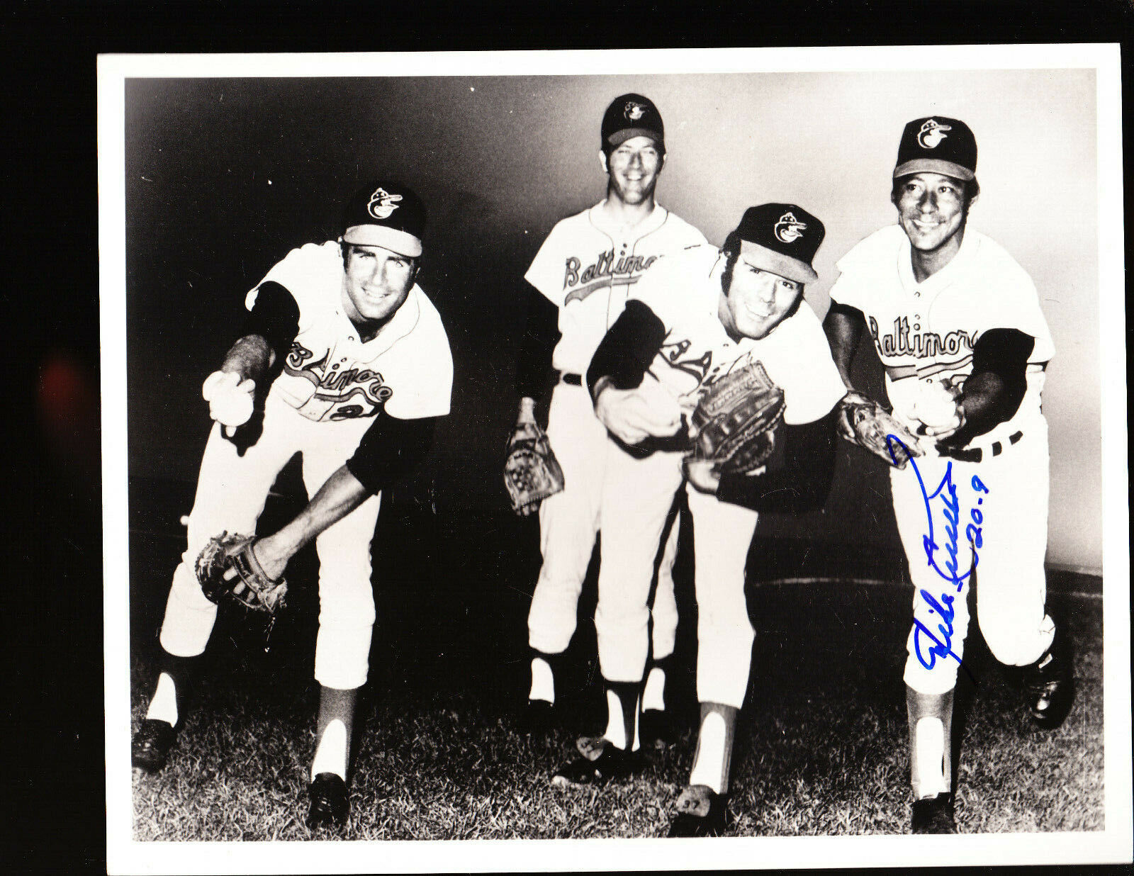 MIKE CUELLAR AUTOGRAPH SIGNED 8X10 Photo Poster painting BALTIMORE ORIOLES COA 4 PITCHERS