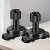 8Pcs L-Track Double Lug Steel Threaded Rail Stud Nut for Truck Bed Pickup RV ATV