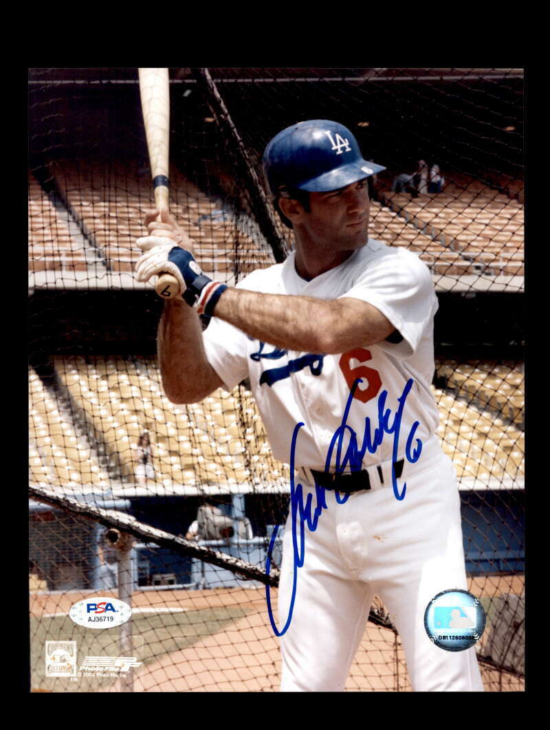 Steve Garvey PSA DNA Cert Signed 8x10 Photo Poster painting Dodgers Autograph