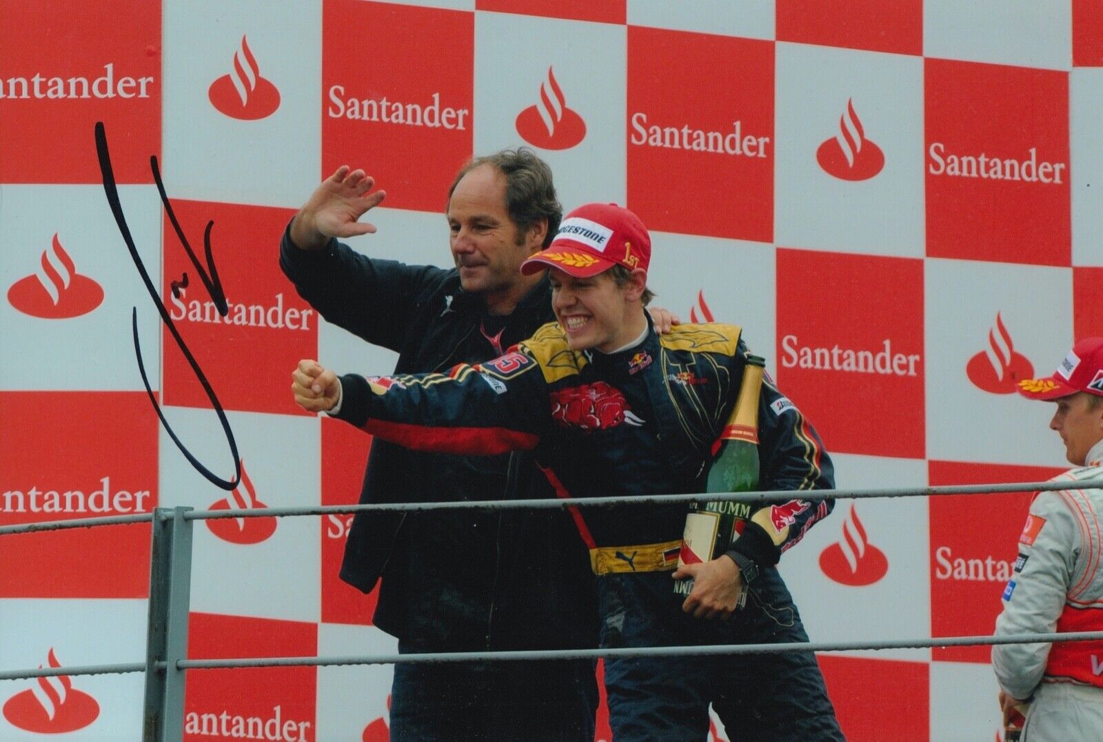 Gerhard Berger Hand Signed 12x8 Photo Poster painting - Formula 1 Autograph - Toro Rosso F1.