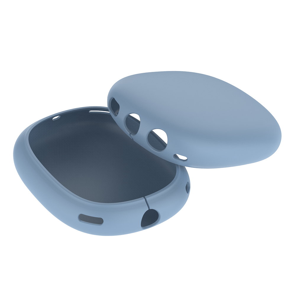 

1pair Silicone Protective Sleeve Case Shell Cover for AirPods Max Headphone, Light blue, 501 Original