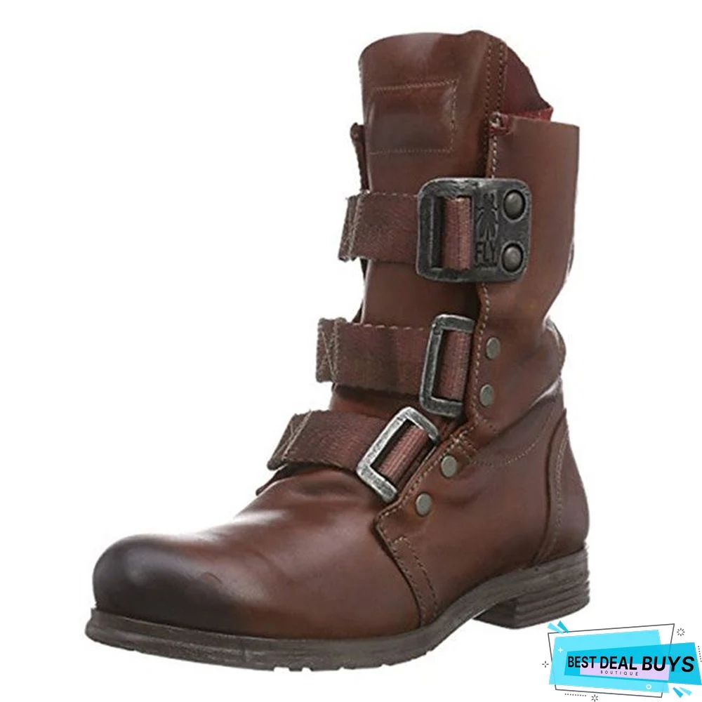 Men's Winter Casual Daily Boots Pu Breathable Warm Waterproof Black / Blue / Brown