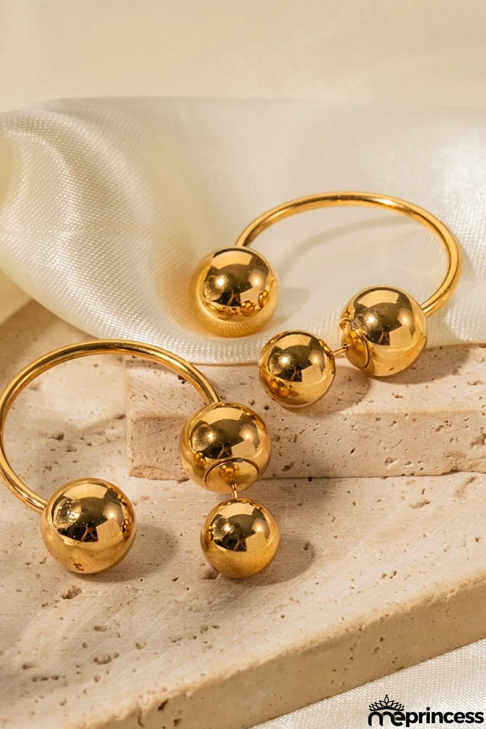 Stainless Steel Ball Earrings