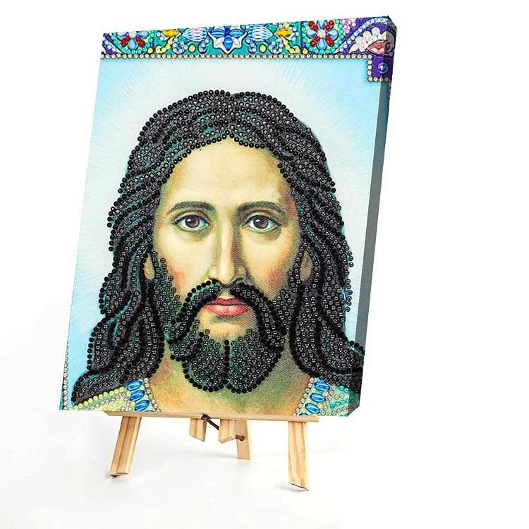 Jesus Christ 5D Diamond Painting Gems Kit Round Square Full Drills Religion  Art