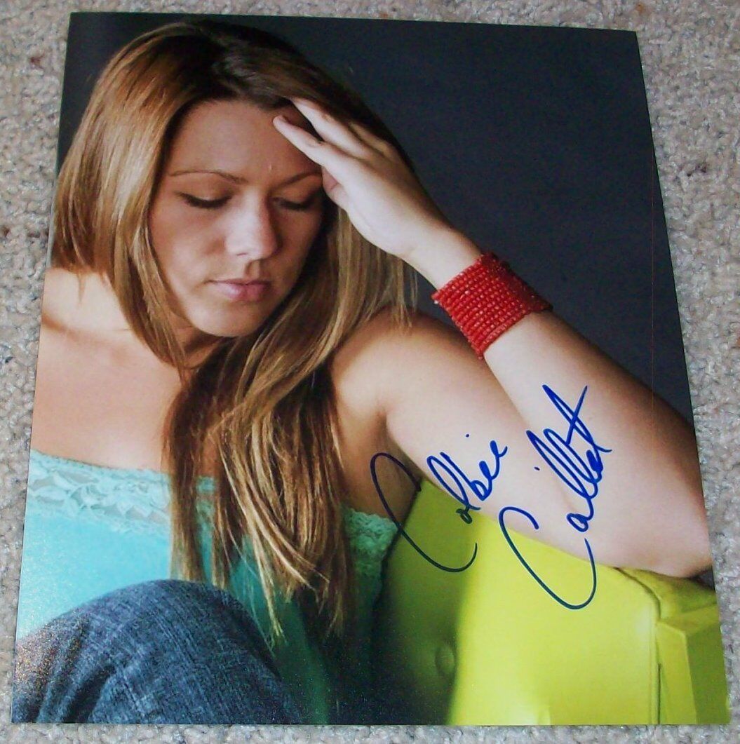 COLBIE CAILLAT SIGNED AUTOGRAPH 8x10 Photo Poster painting A w/PROOF