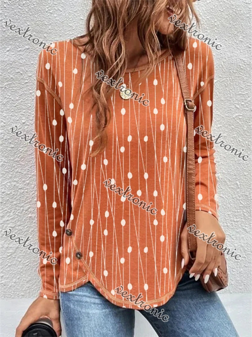 Women Half Sleeve V-neck Solid Color Dress