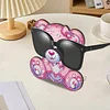 Diamond Painting Handmade Wood Bear Glasses Holder for Table Decor