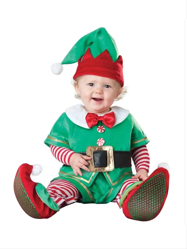 Kids Toddler Christmas Elf Costumes-elleschic