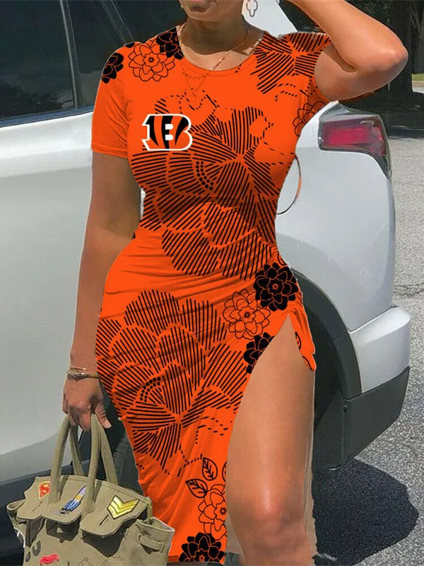 Cincinnati Bengals
Women's Slit Bodycon Dress