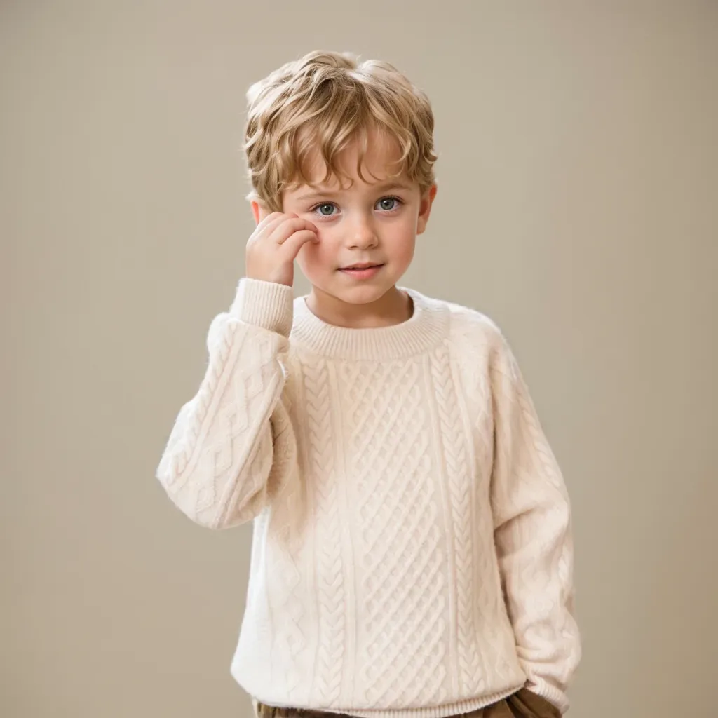 Stylish Kid's Wool Sweater REAL SILK LIFE