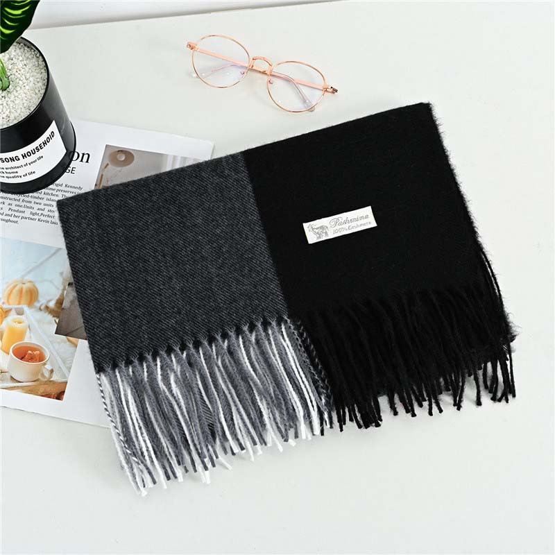 Letclo™ 2021 Fall Imitation Cashmere Check Scarf letclo Letclo