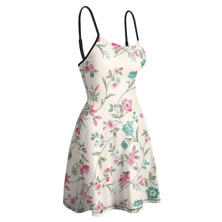 Women's Sling Dress Floral