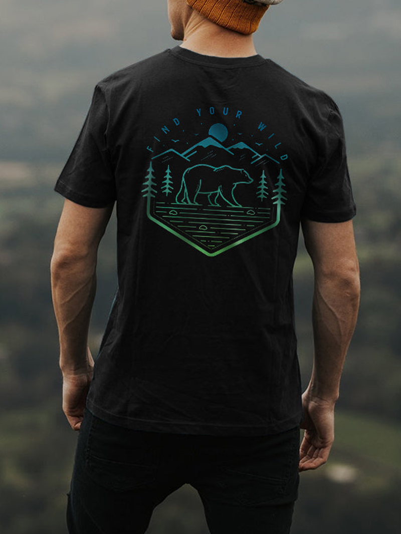 Find Your Wild Comfy Men's T-Shirt
