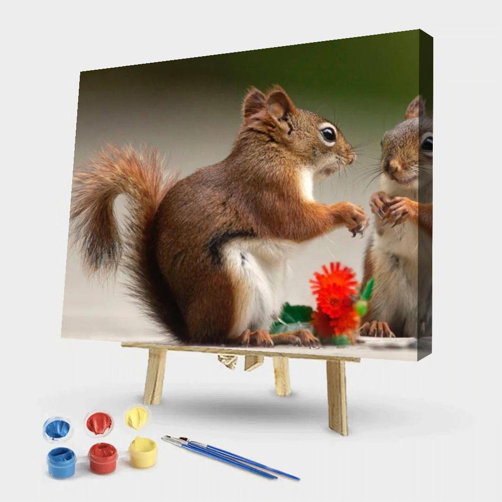 Squirrel - Painting By Numbers - 50*40CM gbfke
