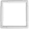 (US Only)Cross Stitch Clip White Square Shape Need Assembled for Sewing (20.3*20.3 cm)