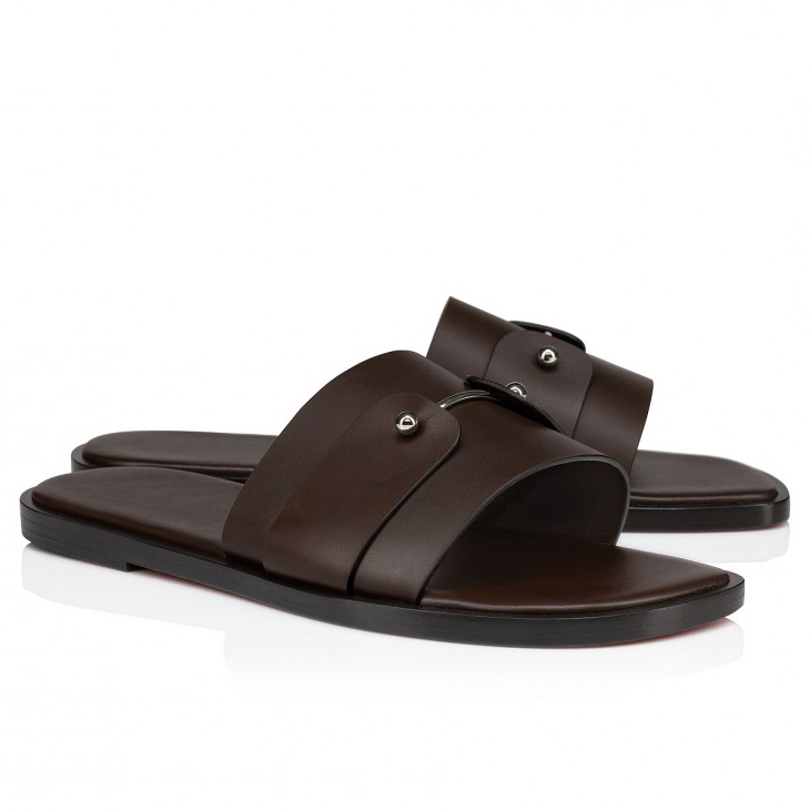 Gentleman's Shoes Red Bottom Classic Sandals-vocosishoes