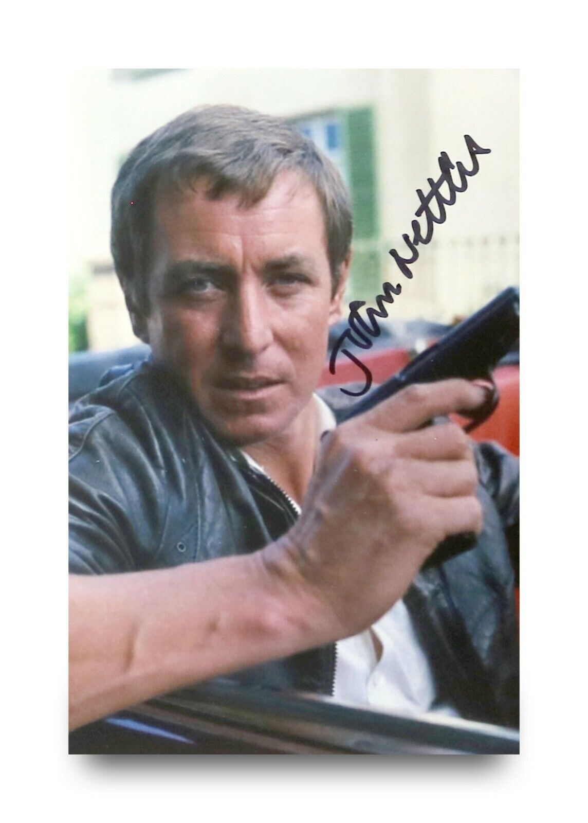 John Nettles Signed 6x4 Photo Poster painting Bergerac Midsomer Murders Genuine Autograph + COA