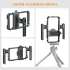LYS30 Mobile Phone Handheld Bracket Vlog Expansion Frame Handheld Photo Camera Handle Rabbit Cage Stabilizer Aluminum Alloy Multi-Function Mobile Phone Bracket
