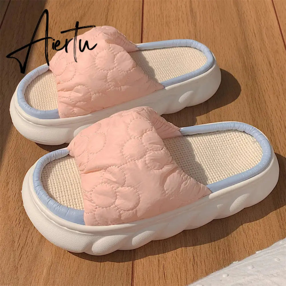 Cute Cartoon Milk Cow House Slippers Funny Shoes Women's Slippers Summer Four Seasons Indoor Home Slippers Aiertu