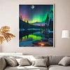 Aurora Scenery-11CT Stamped Cross Stitch 40*50cm/15.75*19.69in