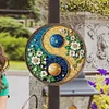 (US Only)Yin Yang 2D Flat DIY Diamond Painting Set Diamond Art Pendant Home Wall Decor