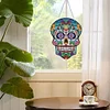 >SALE<Acrylic Skull 5D DIY Rhinestone Diamond Painting Dots Pendant for Wall Decor