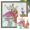 【Limited Stock Sale】Knitting Scarves-14CT Stamped Cross Stitch 22*22cm/8.66*8.66in tapestrymarket