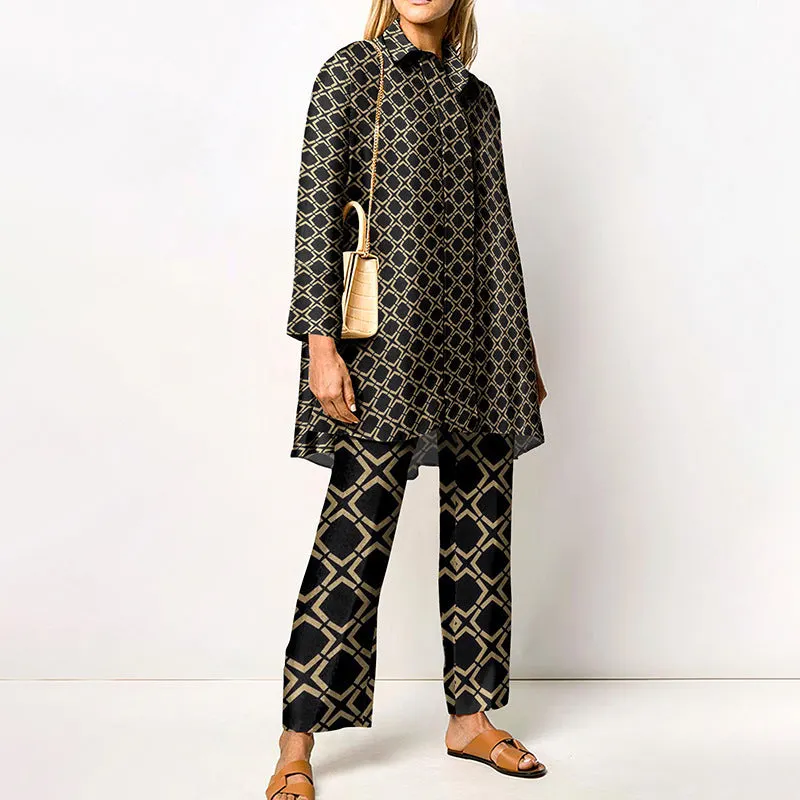 Brownm Sleeve Outfit Urban Cool Popular Digital Blouses