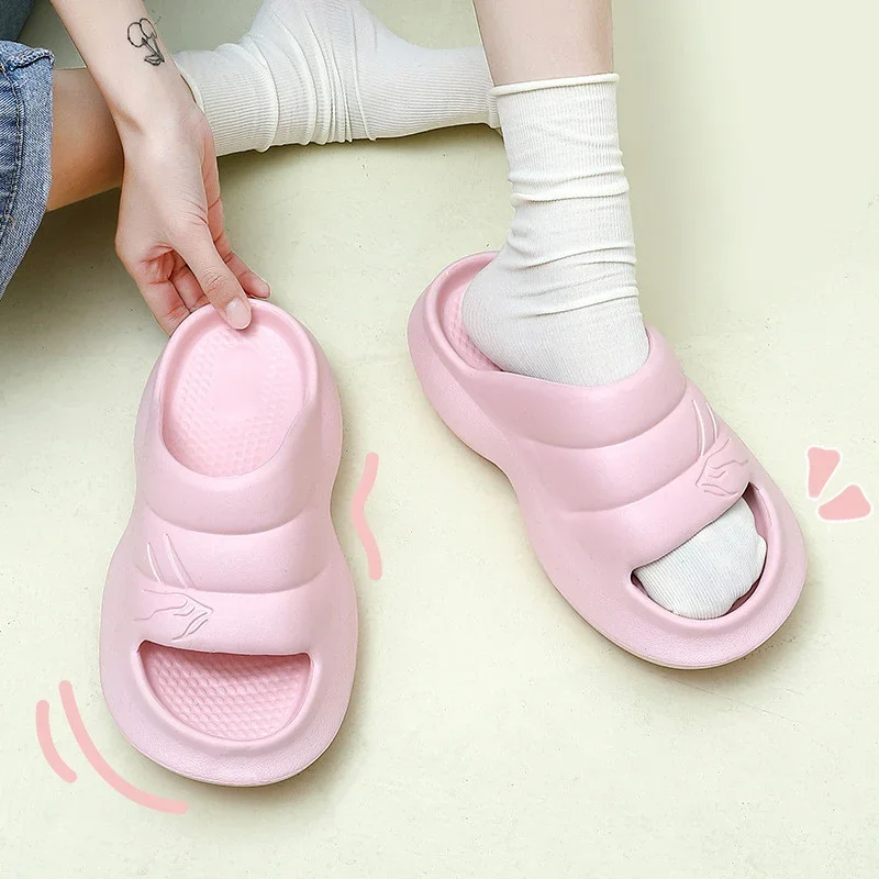 Ladies Summer Orthotic Cushion High Slippers For Heel Pain