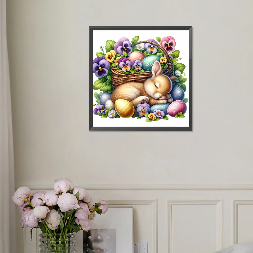 Diamond Painting - Full Square Drill - Easter Rabbit(Canvas|35*35cm)