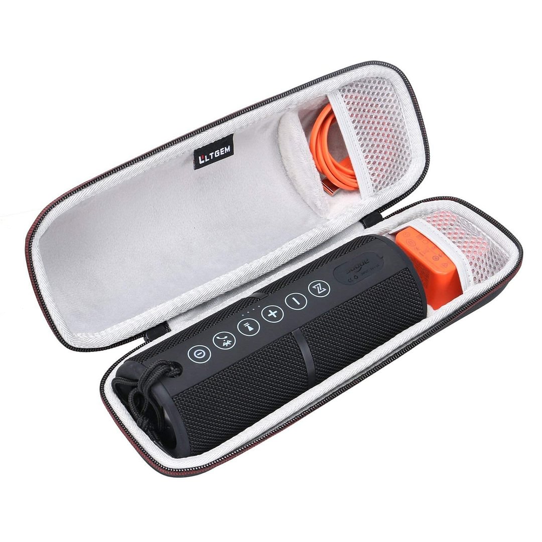 LTGEM Case for UE Ultimate Ears Boom 3 or DKnight Big MagicBox Portable Bluetooth Wireless Speaker.Fits USB Cable and Charger.