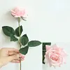 Real Touch Moisture Single Head Rose Quality Artificial Flower