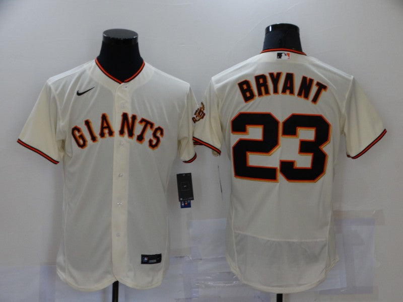 Men's San Francisco Giants Kris Bryant #23 Beige Replica Baseball Jersey mysite