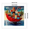 Sea Umbrella Hut - 11CT Stamped Cross Stitch - 40*40cm