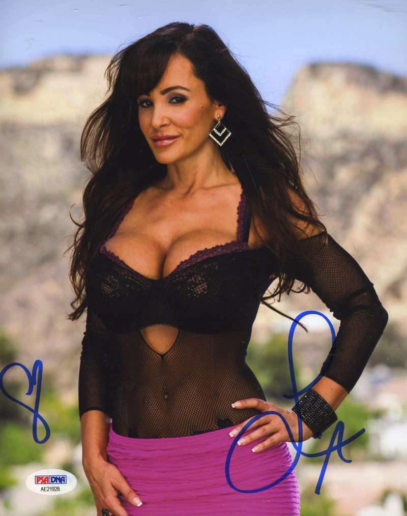 LISA ANN PSA DNA Cert Autograph 8X10 Photo Poster painting AVN Hand Signed Authentic