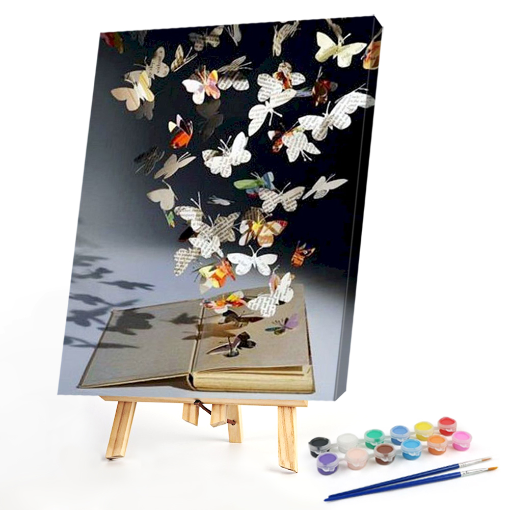 

40*50CM - Paint By Numbers - Butterfly Publishes Book, 501 Original