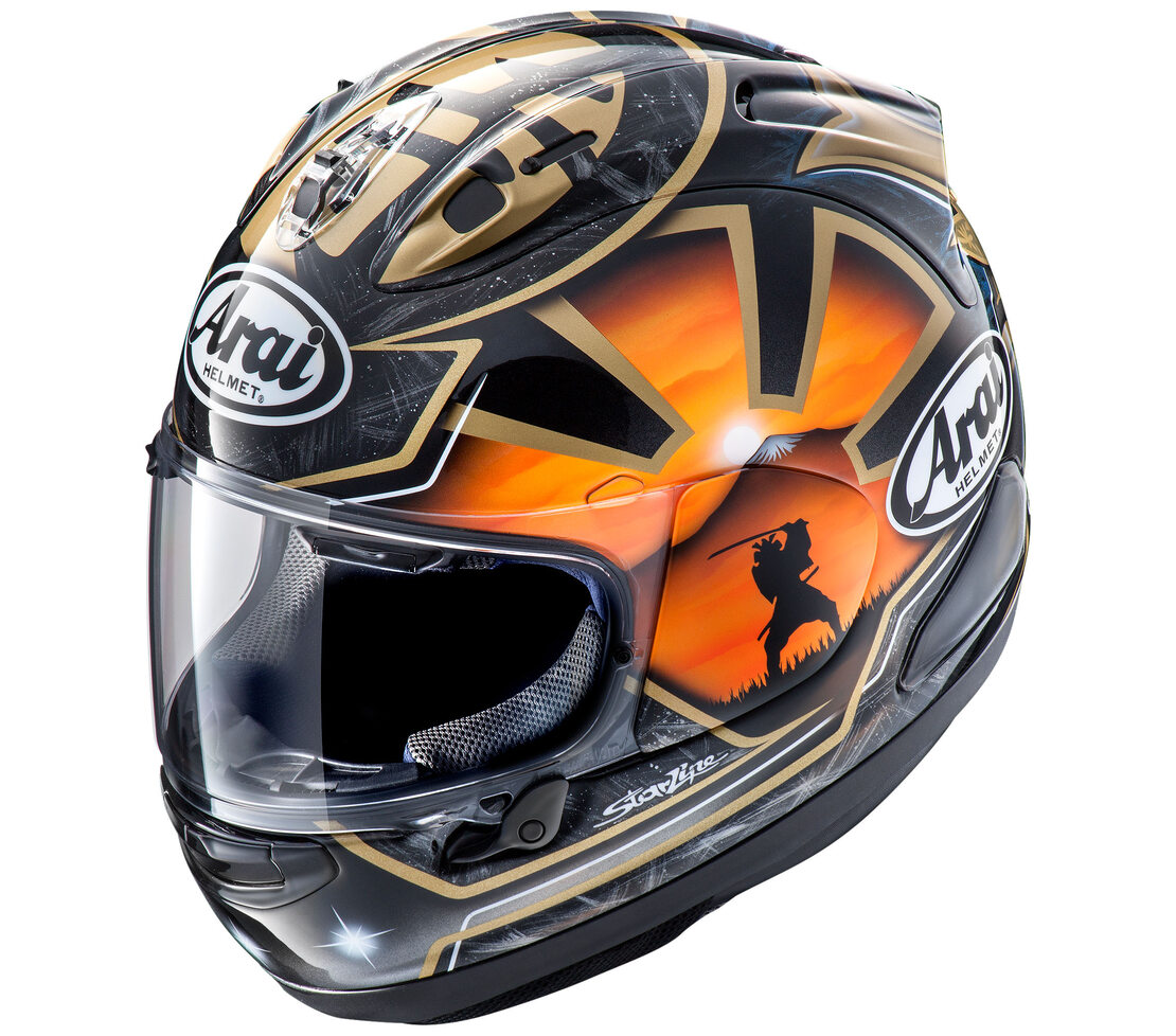 Arai RX-7X Corsair-X | DANI SAMURAI-2 BLue/Black