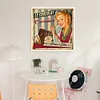 Retro Billboard-11CT Stamped Cross Stitch 40*40cm/15.75*15.75in tapestrymarket