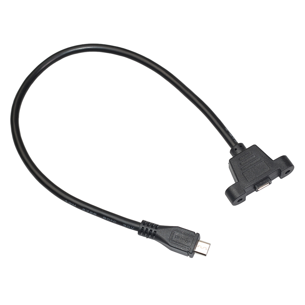 

Panel Mount Connector Micro Usb Extension Cable Male To Female 5Pin Cord, 501 Original