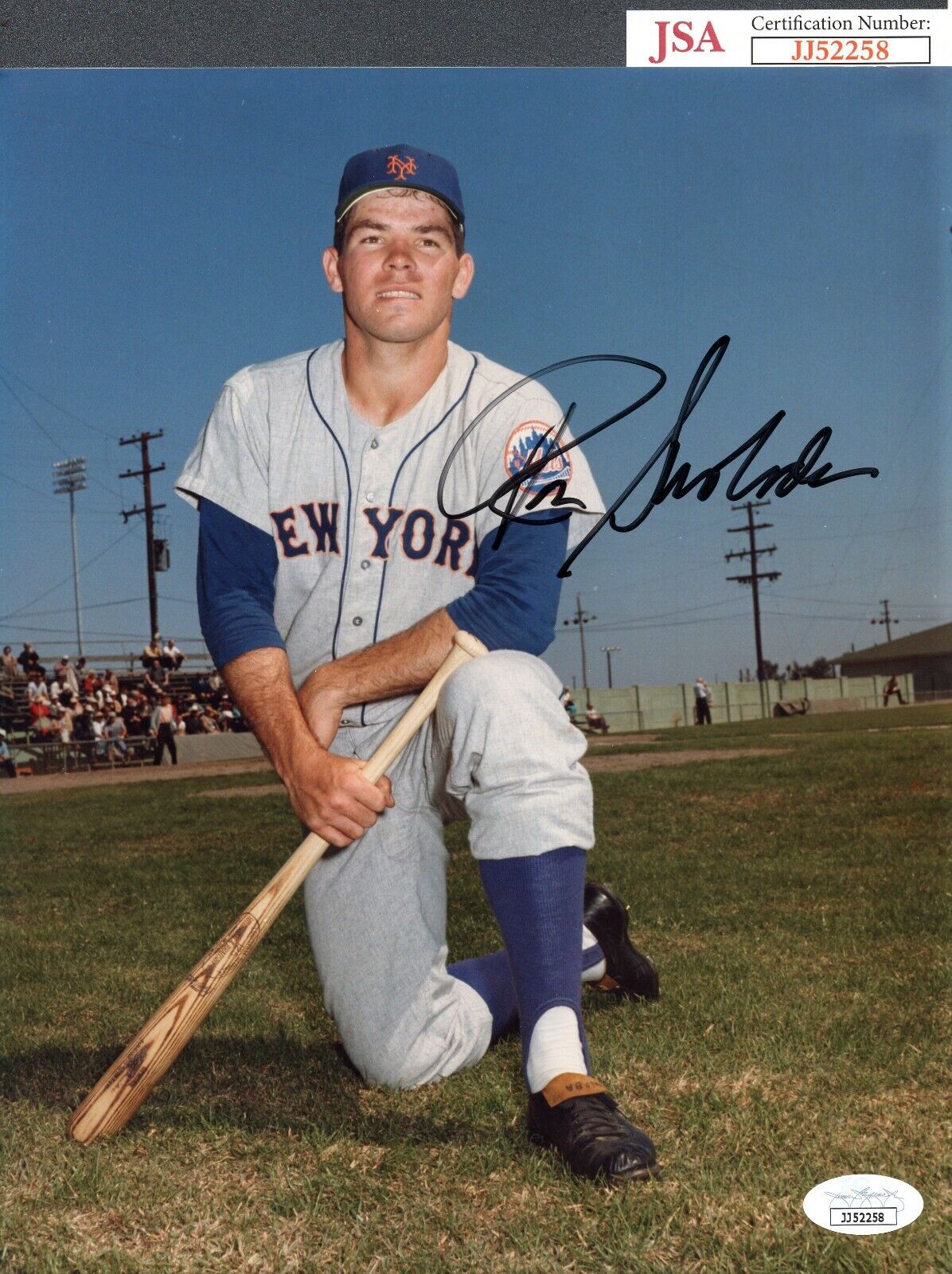 JSA Ron Swoboda Autographed Signed AUTO 8x10 Photo Poster painting New York Mets TRB 531