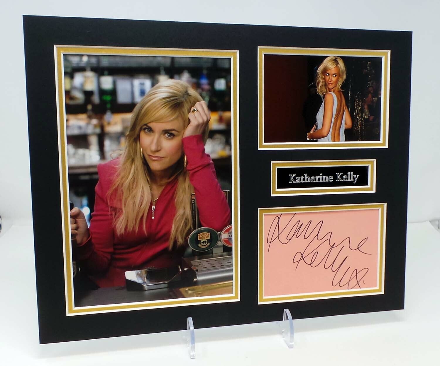 Katherine KELLY Signed Mounted Photo Poster painting Display AFTAL RD COA Becky McDonald Corrie