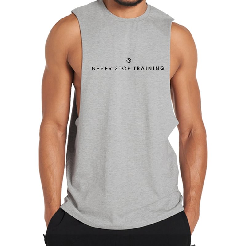 Cotton Never Stop Training Tank Top tacday