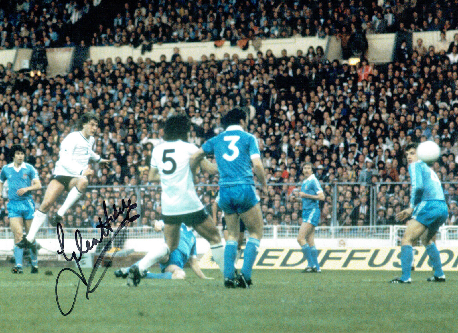 Glenn HODDLE Signed Autograph 16x12 Photo Poster painting AFTAL RD COA Tottenham Hotspurs Spurs