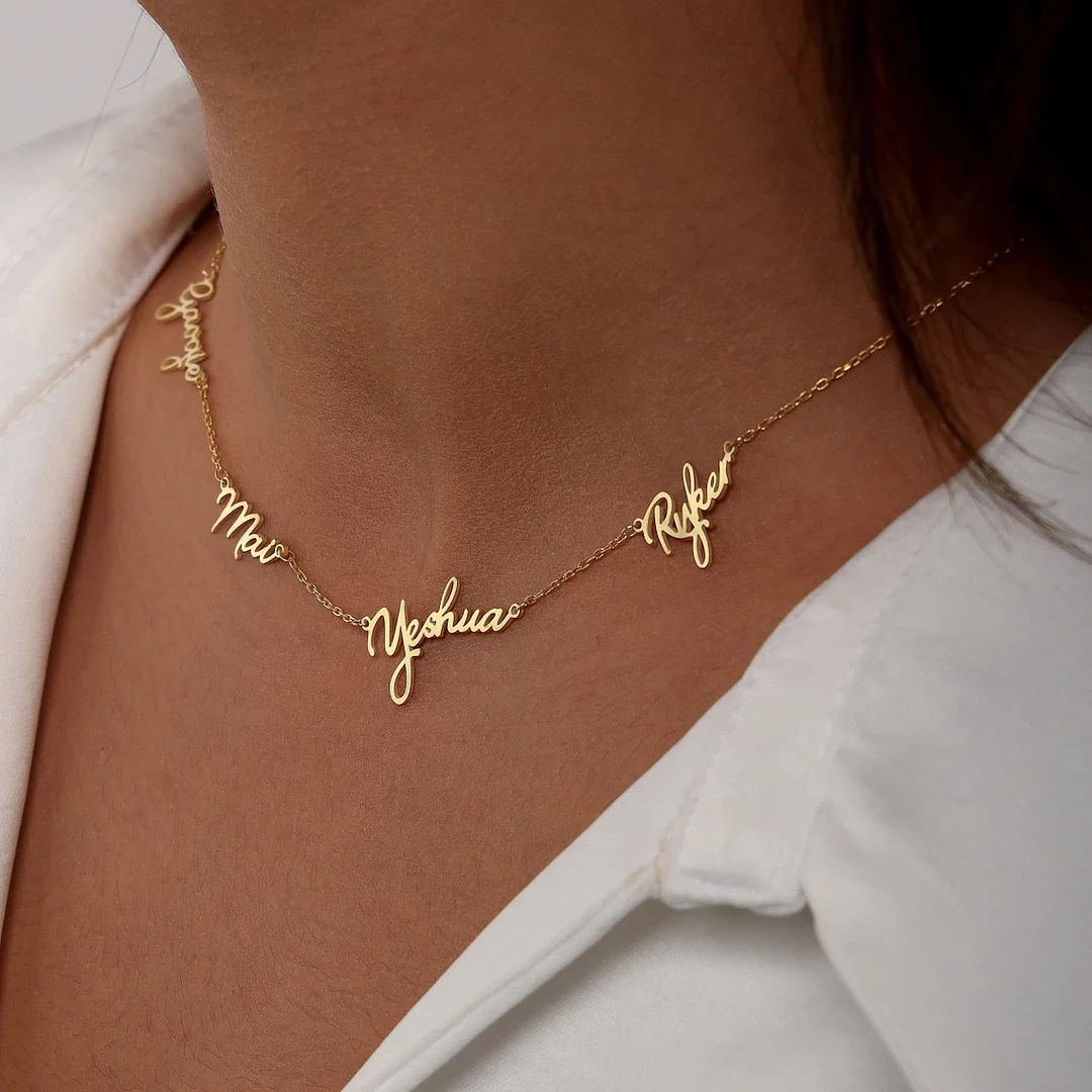 Multi-Name Family Necklace
