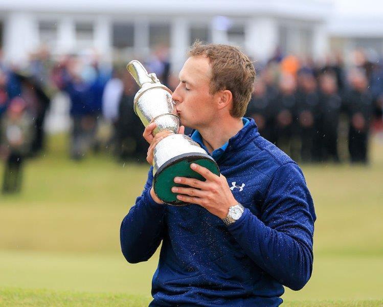 JORDAN SPIETH 2017 British Open Golf PGA Glossy 8 x 10 Photo Poster painting Poster