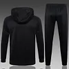 Joyfball 2024/2025 Barcelona Long Zipped Hat Style Jacket Black Football Jersey 1:1 Thai Quality
