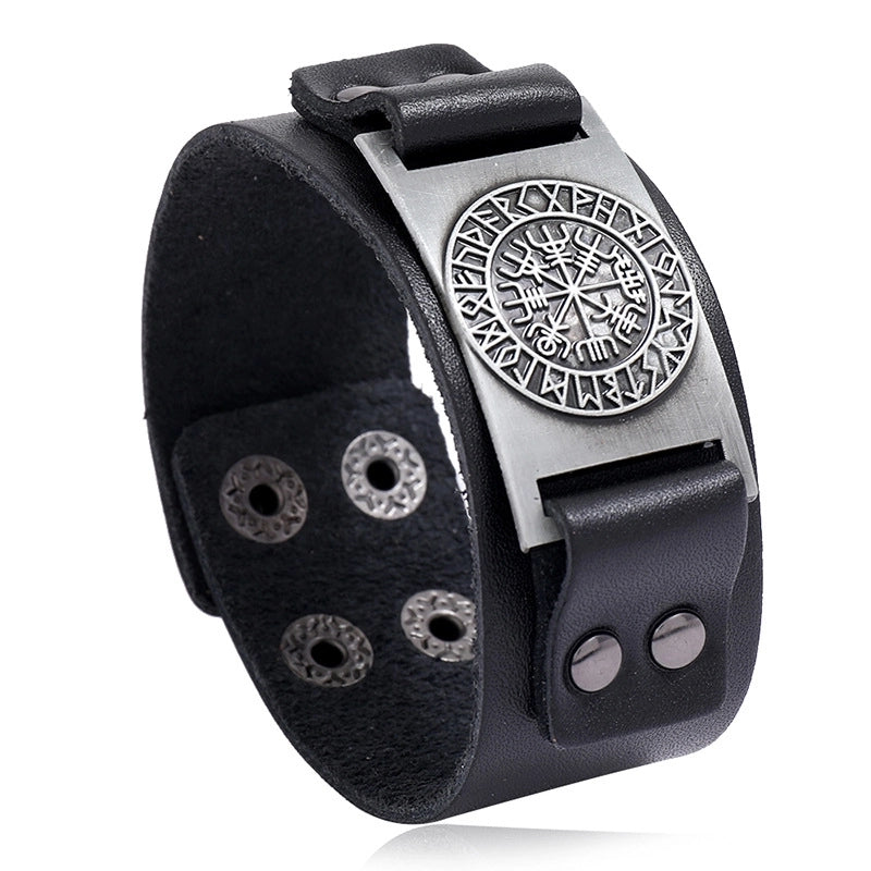 Hot-selling Leather Fashion Simple Retro Punk Bracelet Men's Jewelry